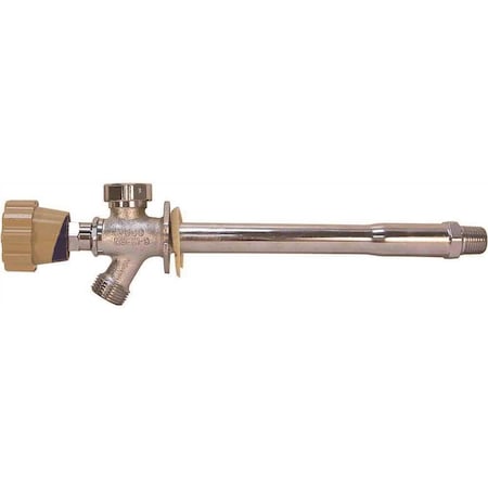 Nibco 1/2 in. x 12 in. Brass MIP x Hose Frostproof Sillcock N72010NI